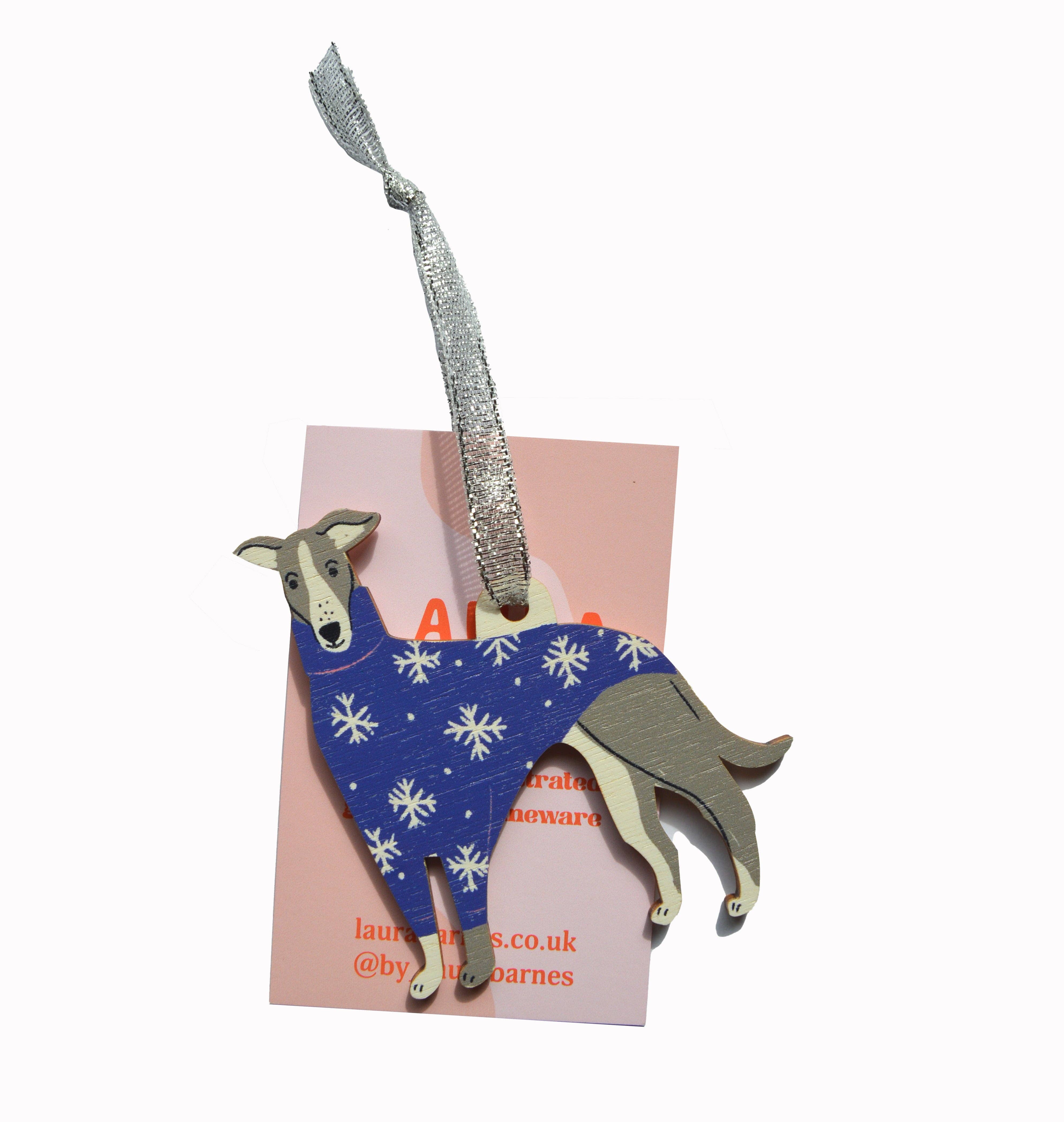 Whippet Dog Decoration