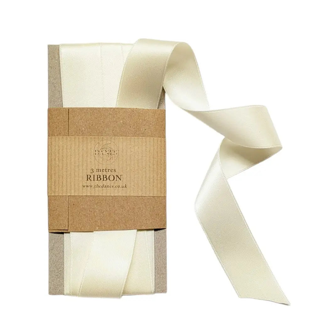Ivory Luxury Satin Silk Ribbon