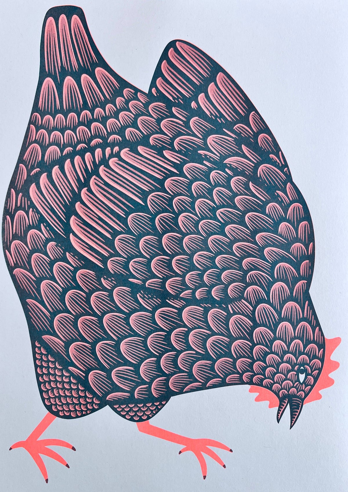 The Plot Chickens Print