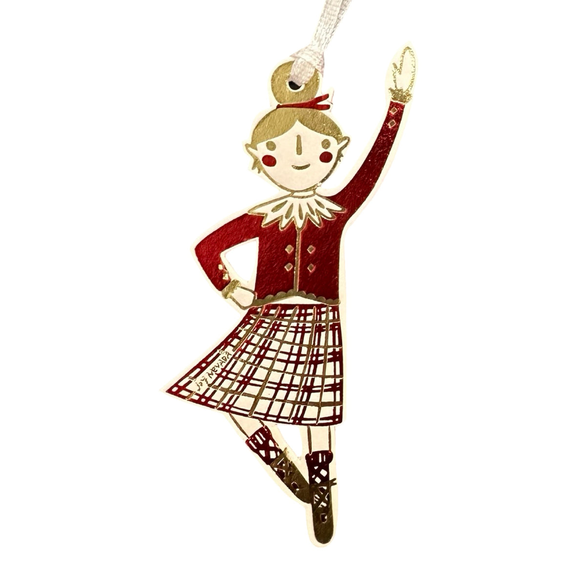 Highland Dancer Letterpress Ornament