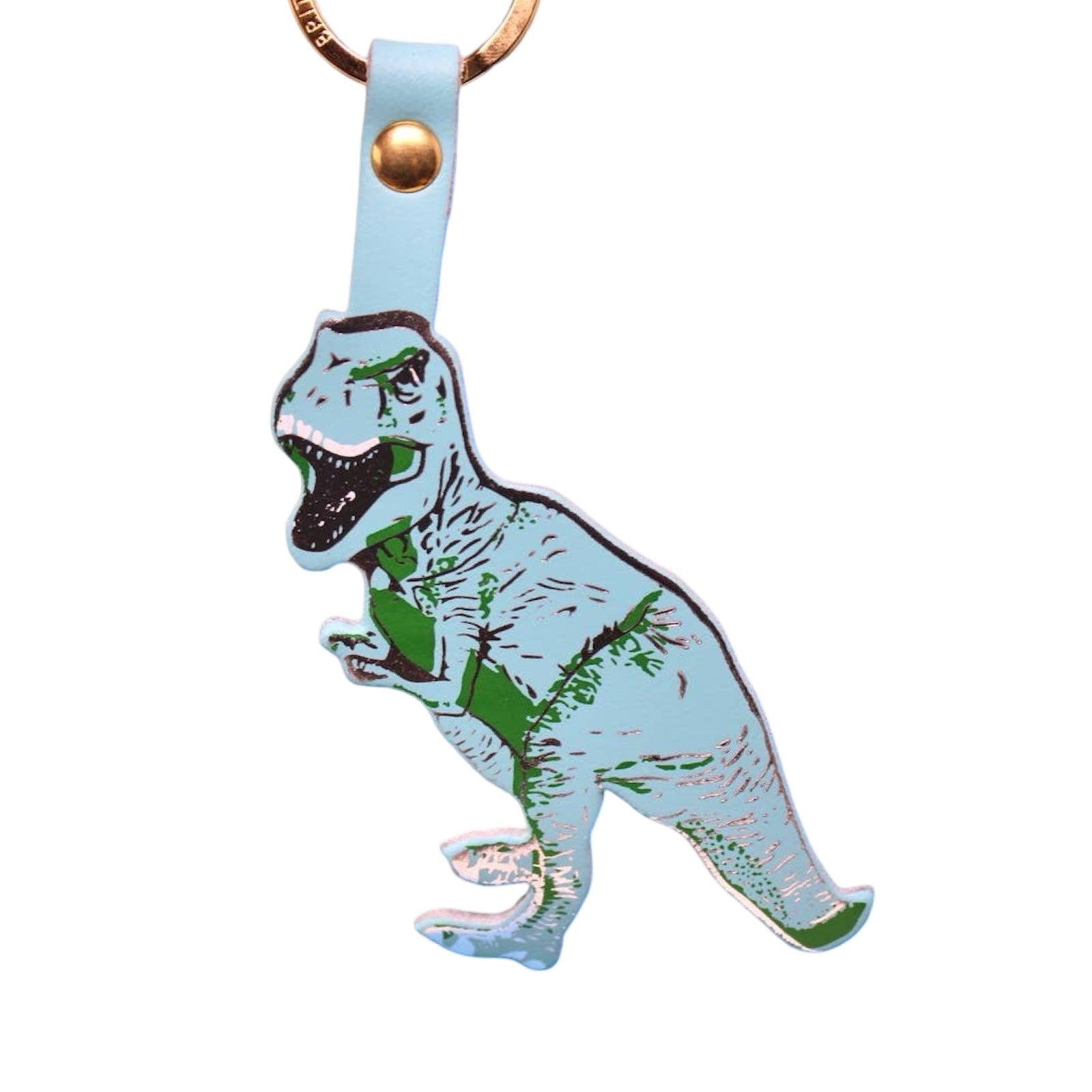 T-Rex Leather Keyring