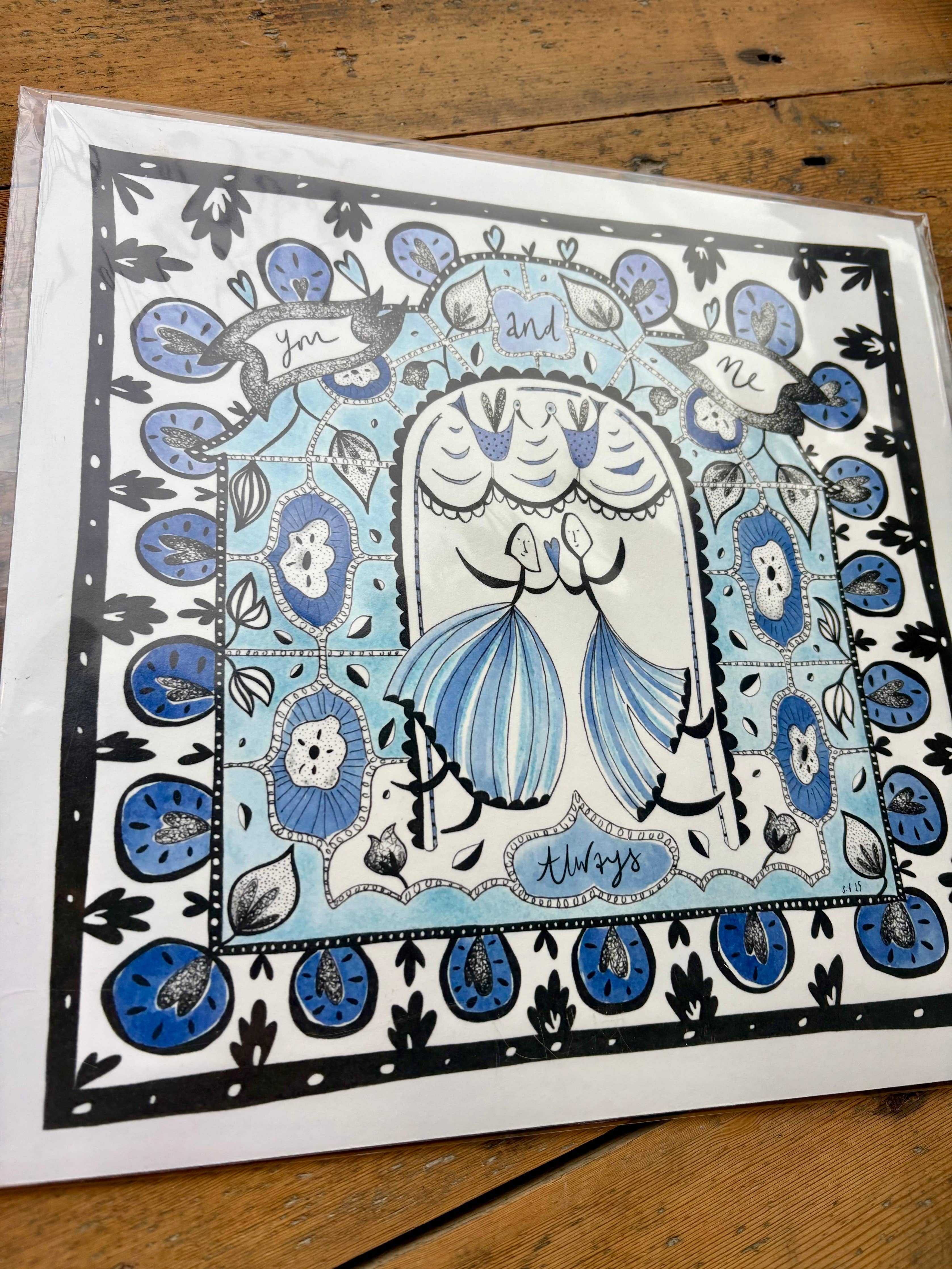 You and Me Print