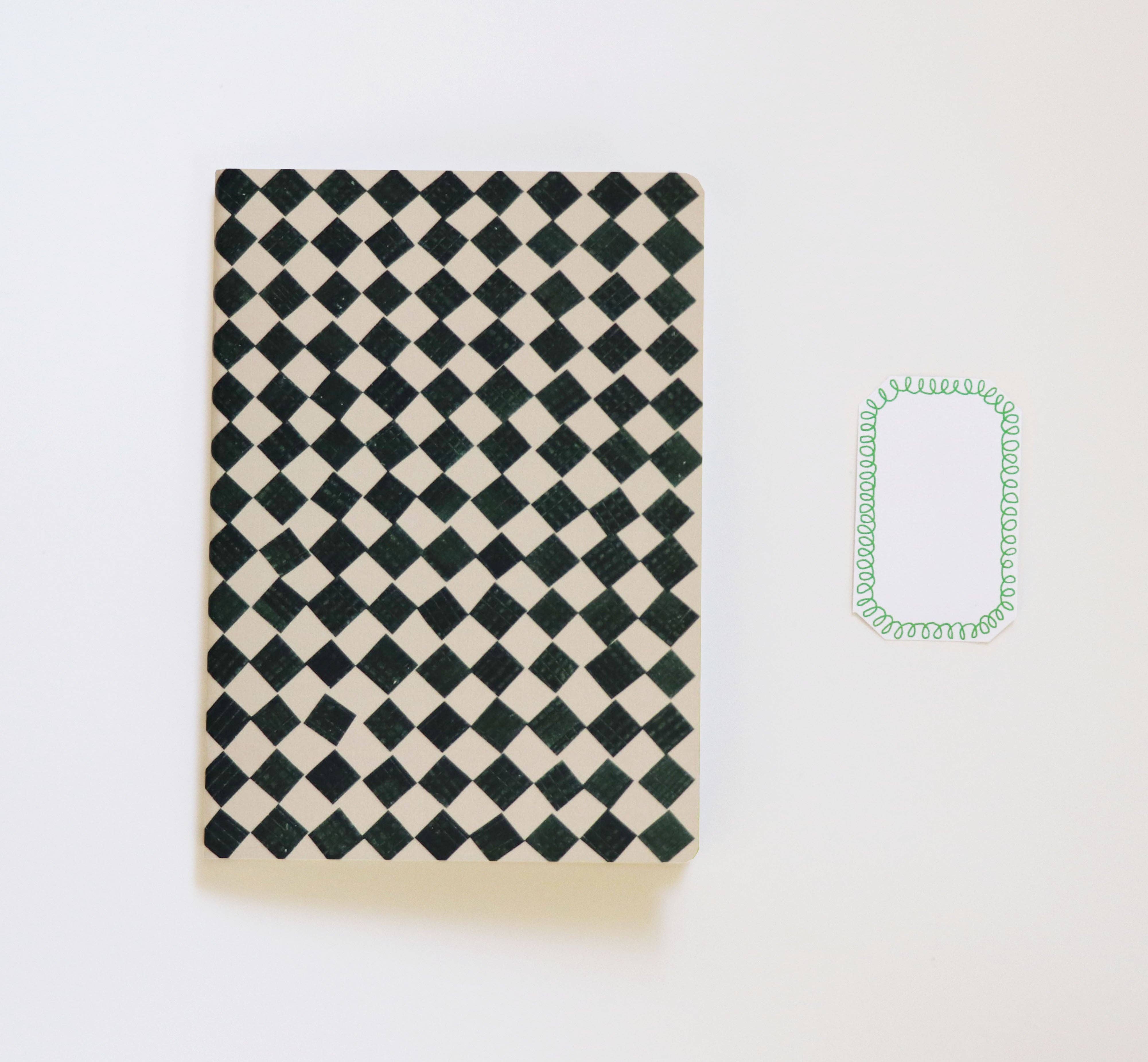 Black Checked Notebook