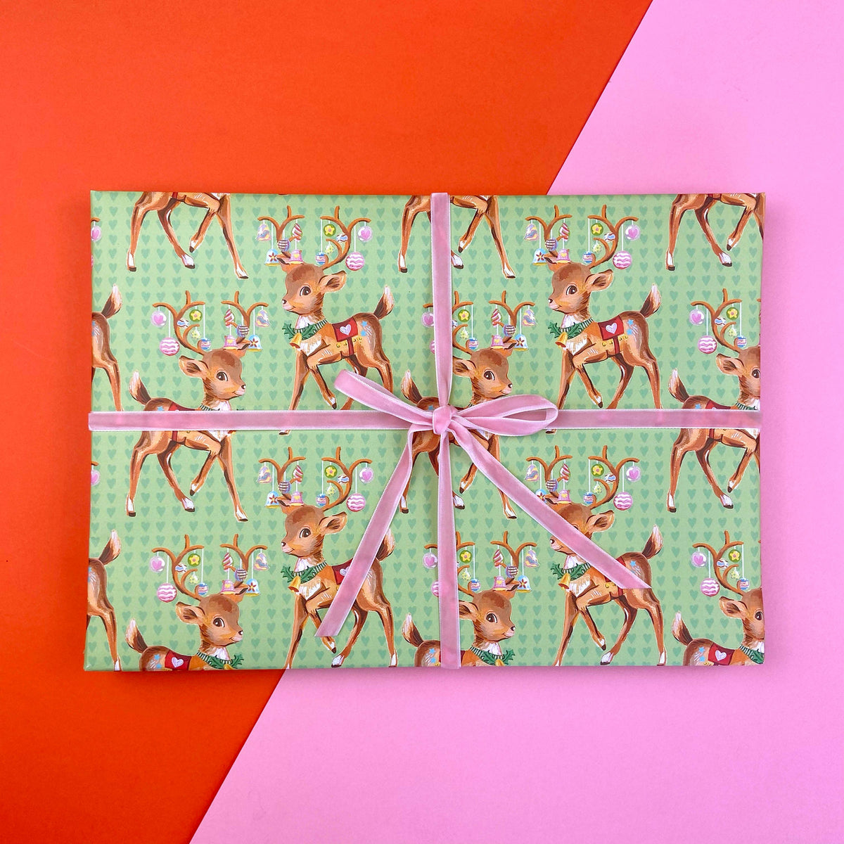 Christmas Reindeer Wrapping Paper