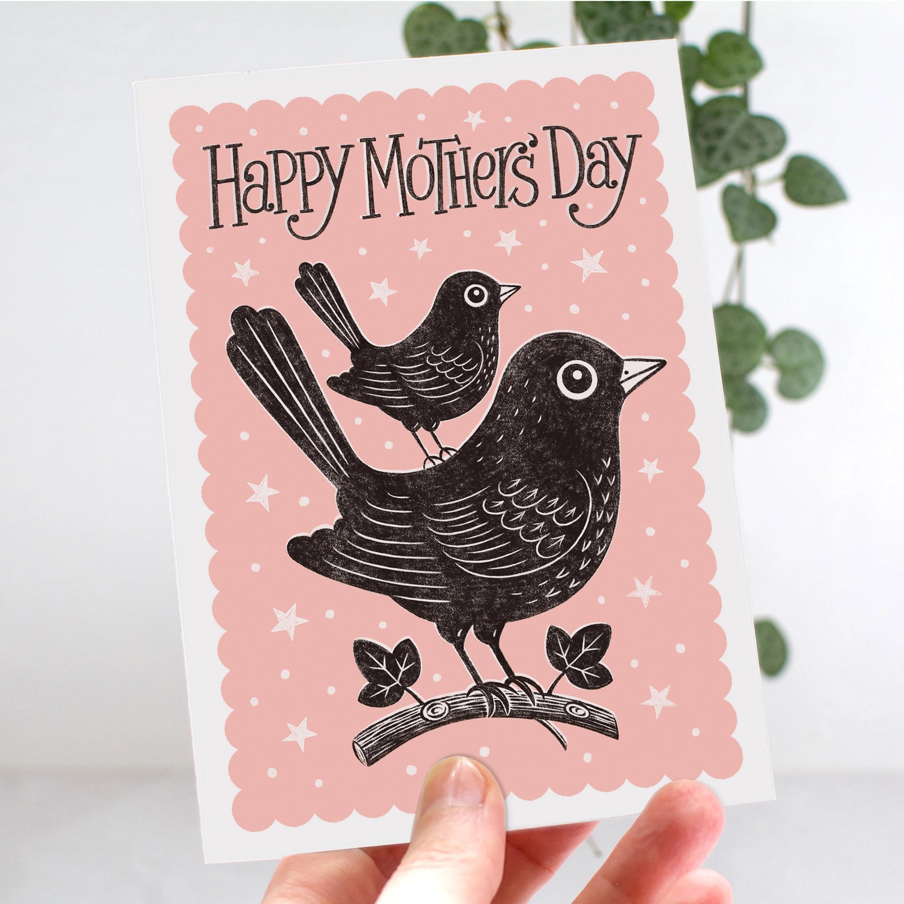 Blackbird Mother's Day Card
