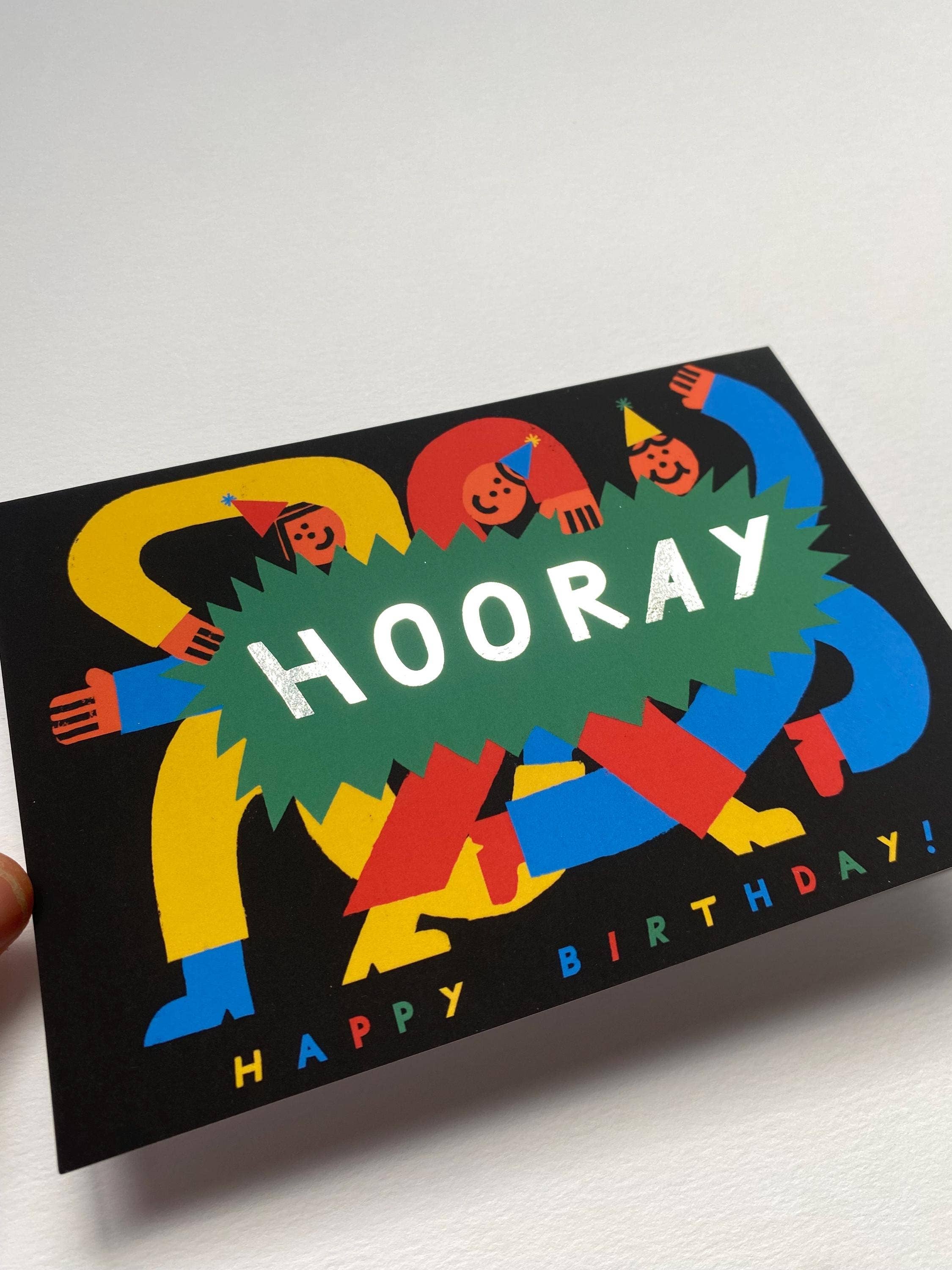 Hooray Happy Birthday Card