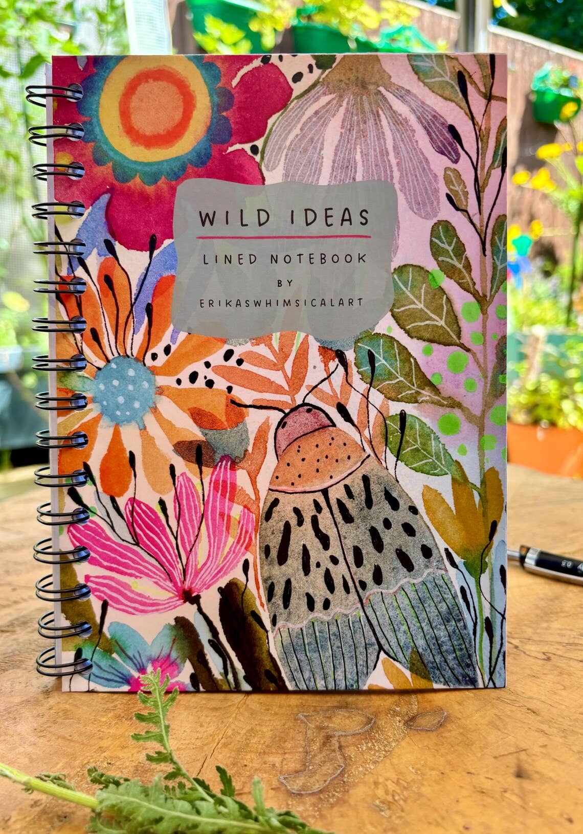 Wild Ideas Wire Bound Notebook