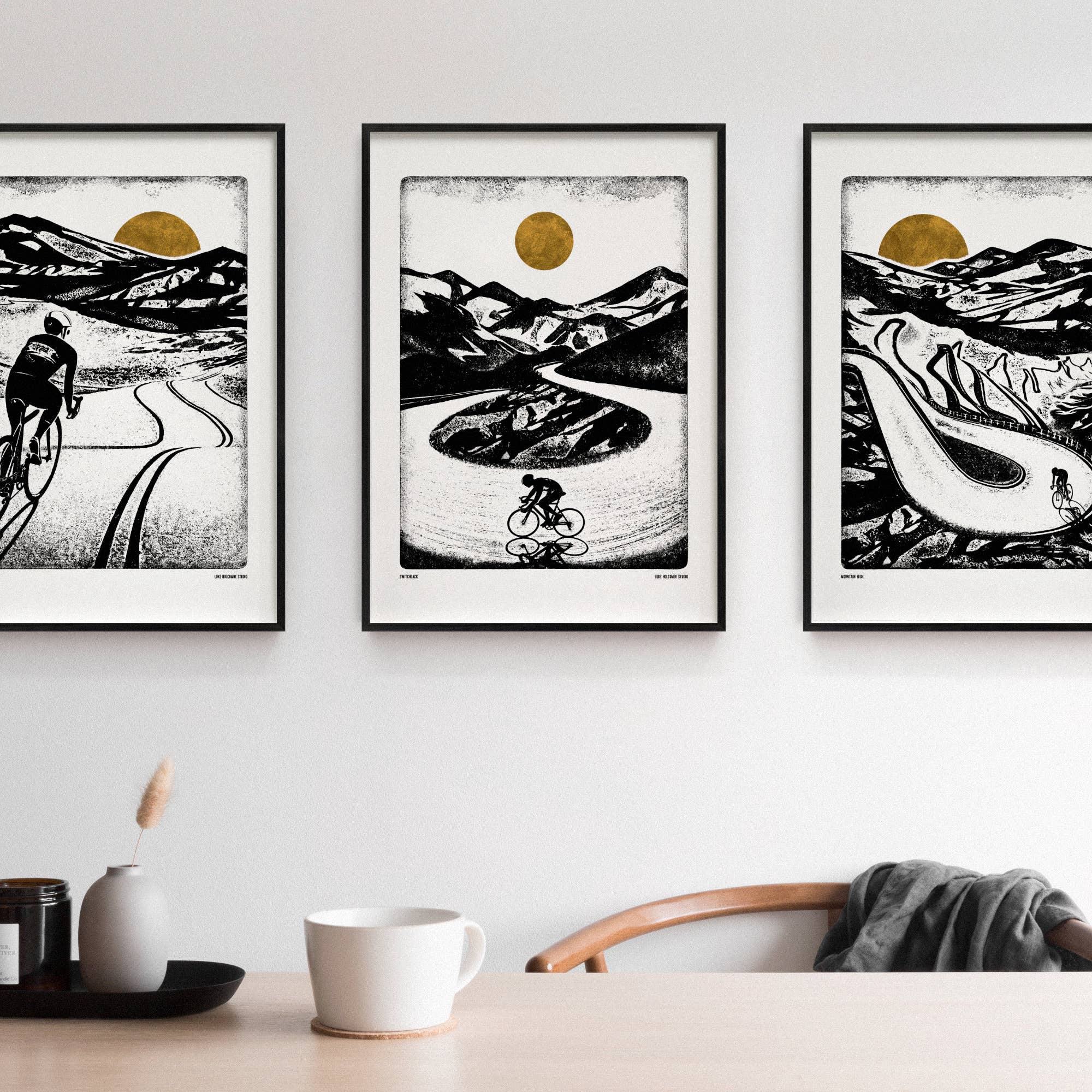 Switchback Cycling Print