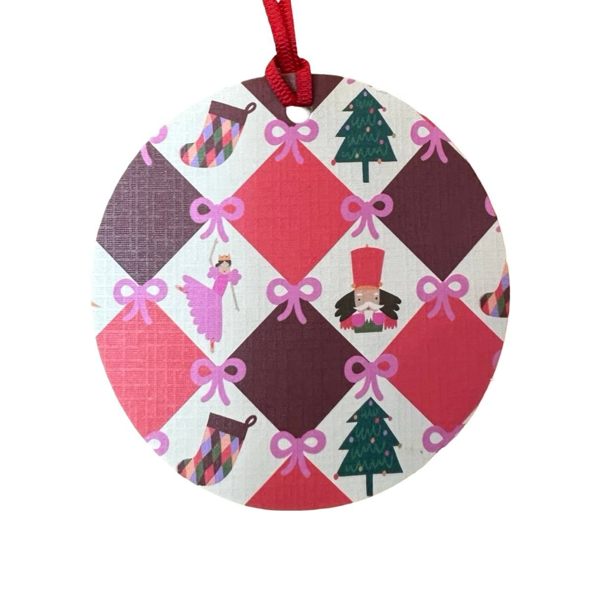 Harlequin Christmas Gift Tag Pack