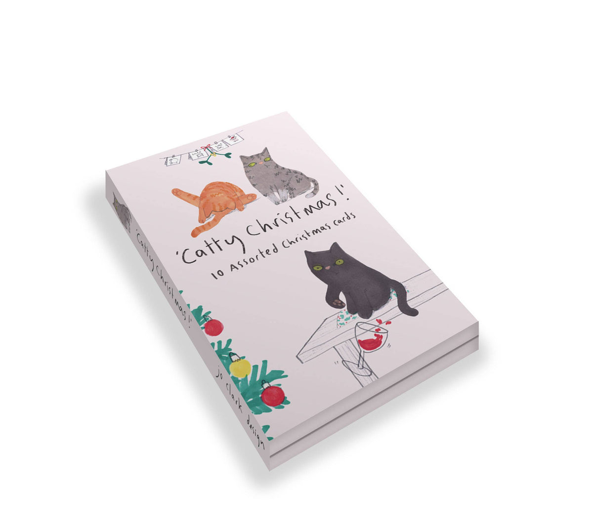 Catty Christmas Card Pack