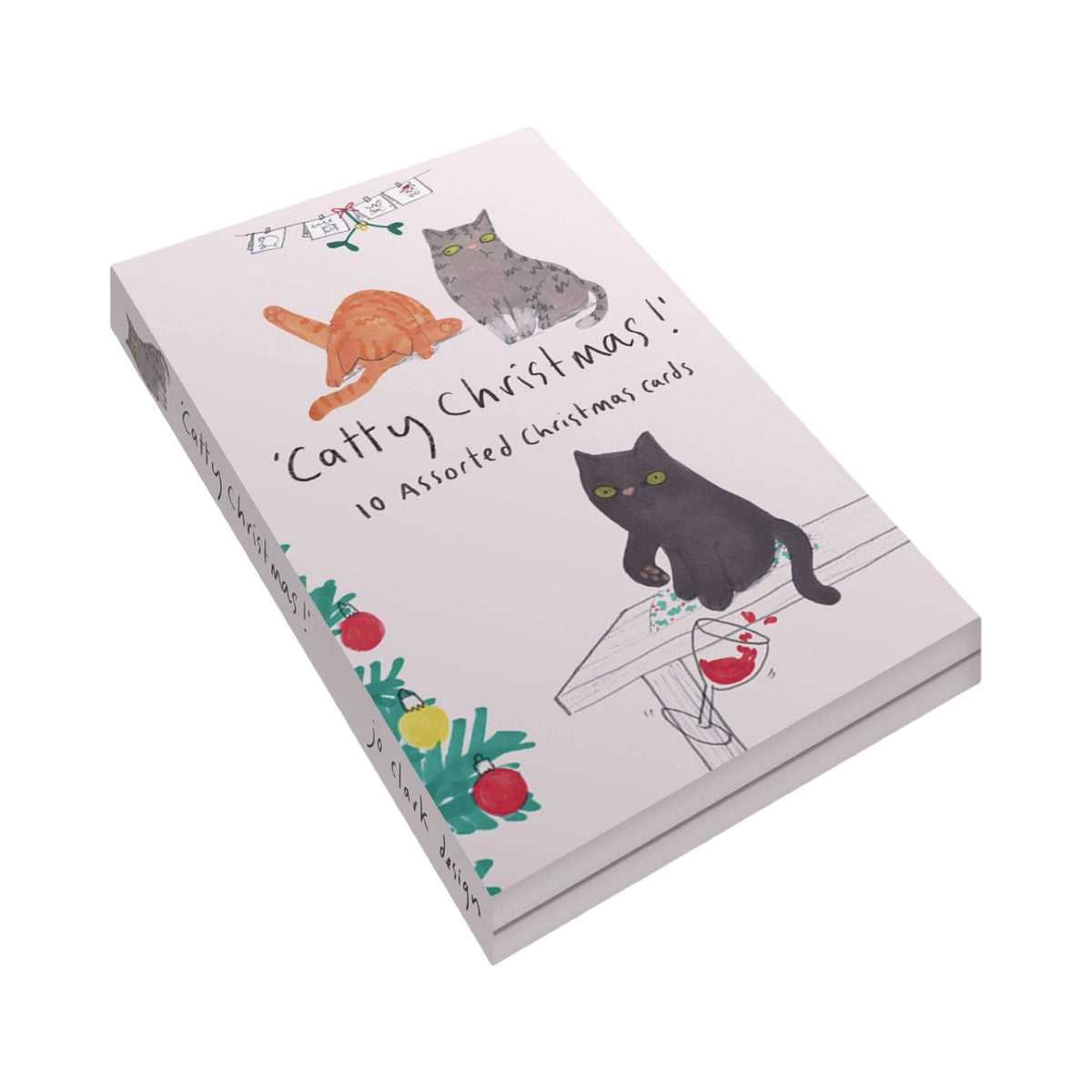 Catty Christmas Card Pack