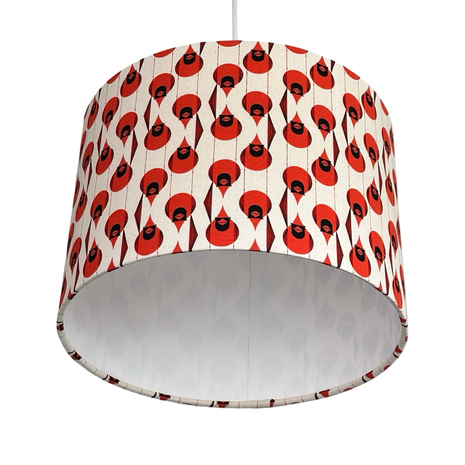 Cardinal Drum Lampshade