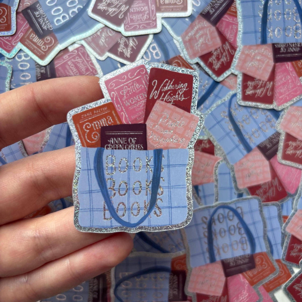 Classic Books Tote Sticker