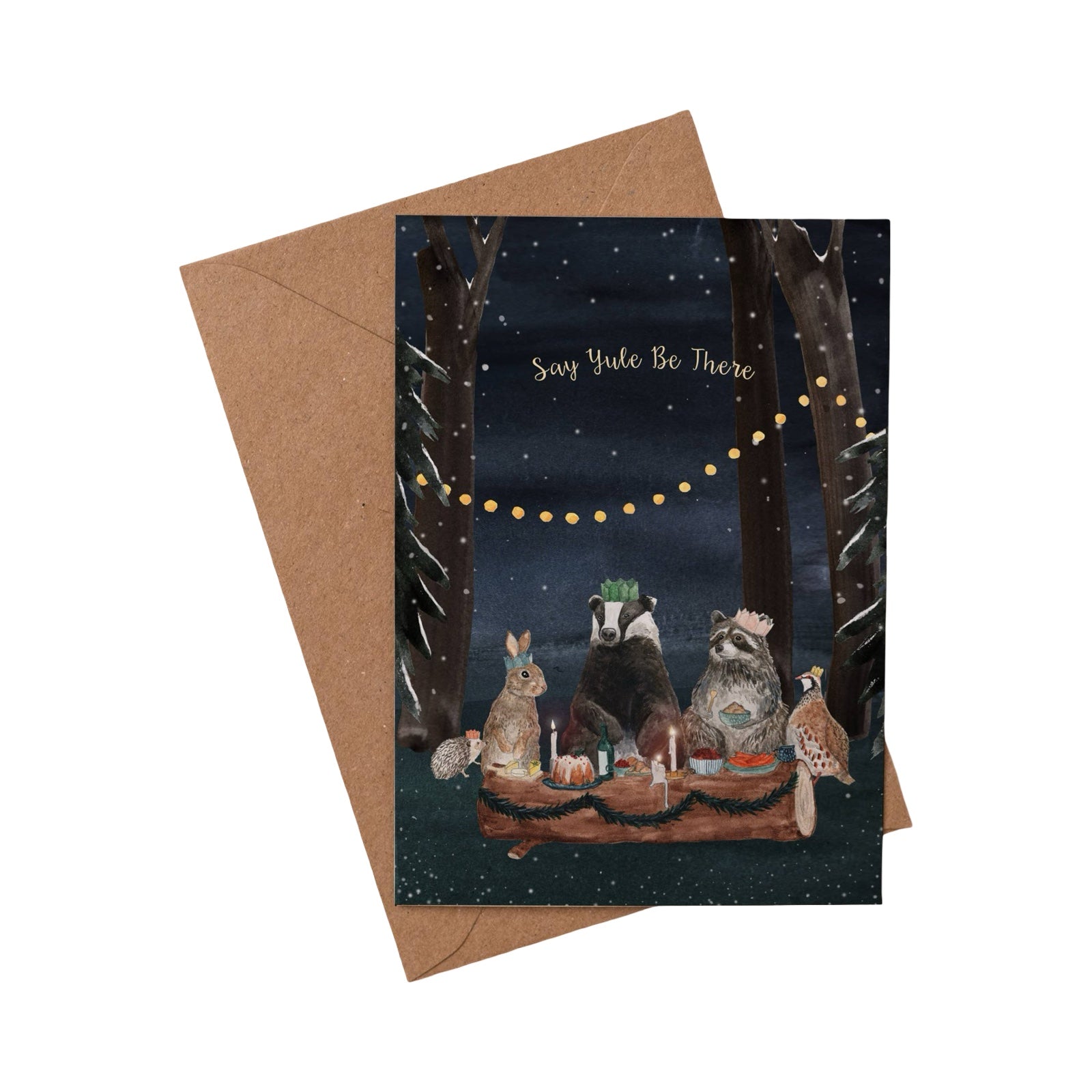 Say Yule Be There Christmas Card Pack