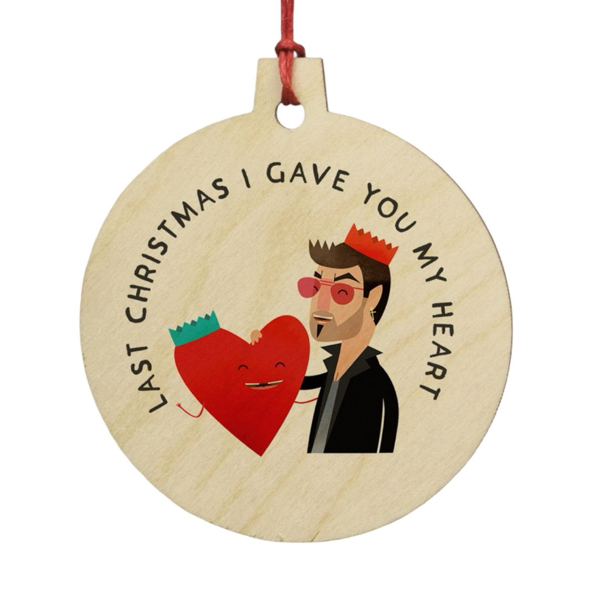 Last Christmas Wooden Decoration