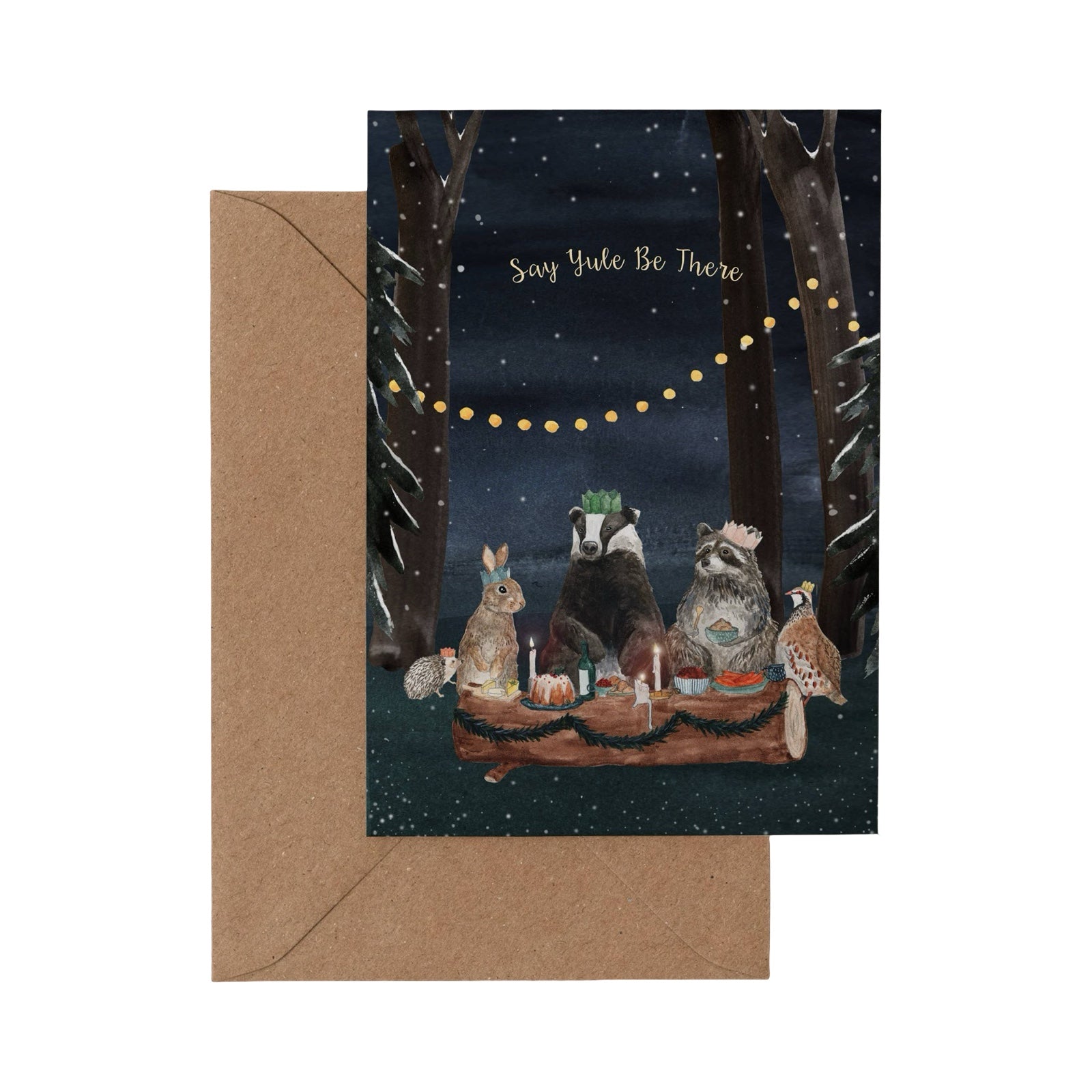 Say Yule Be There Christmas Card Pack