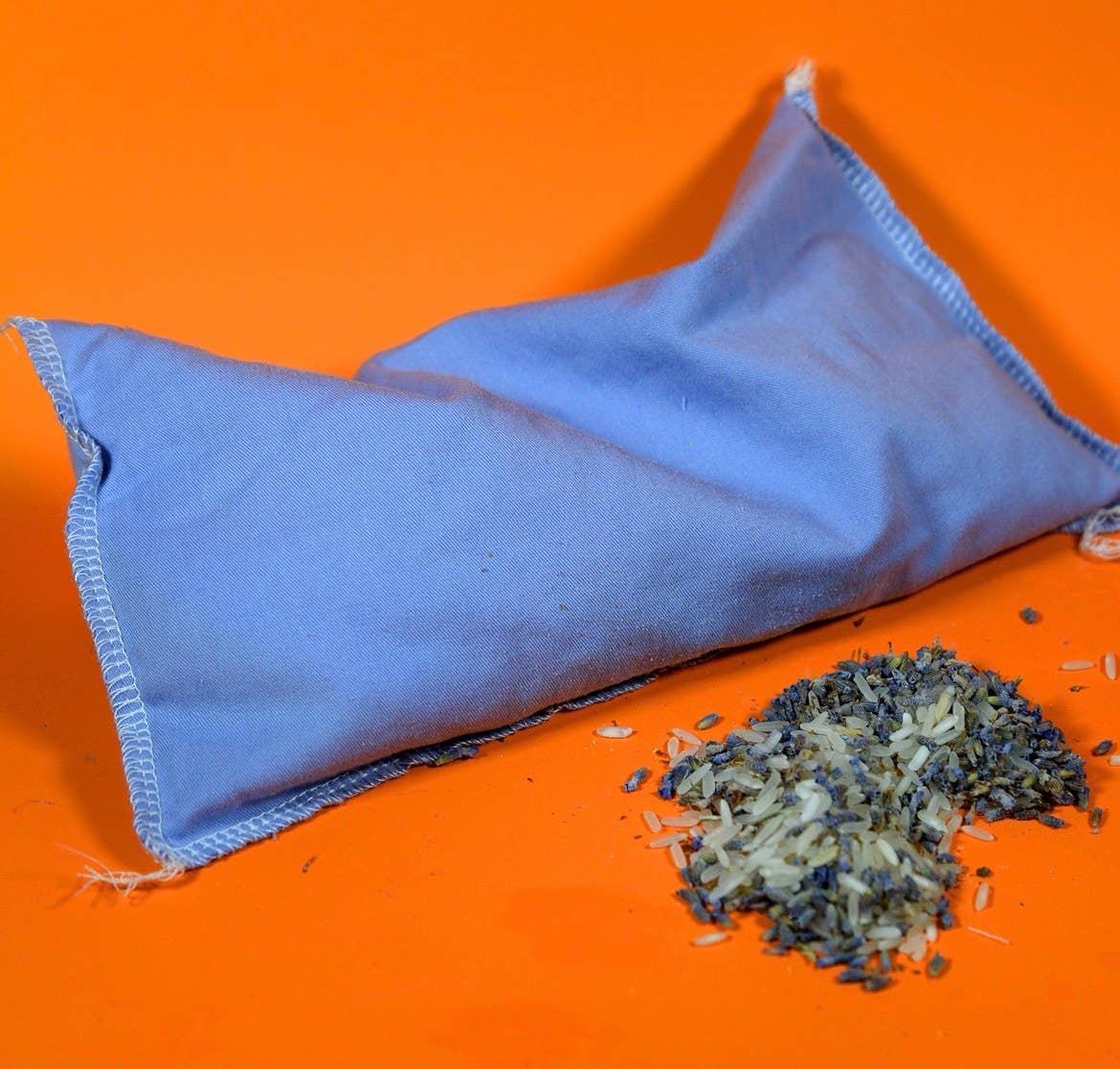 White Splatter Lavender Eye Pillow