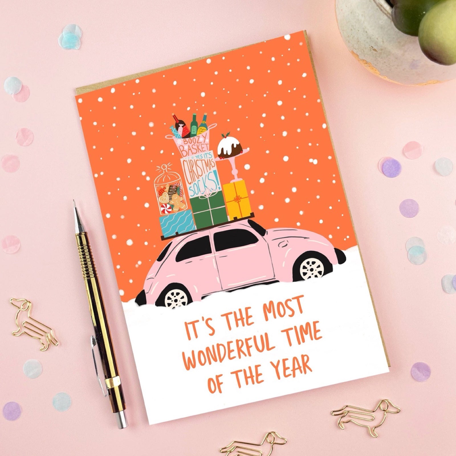 Most Wonderful Time Christmas Card