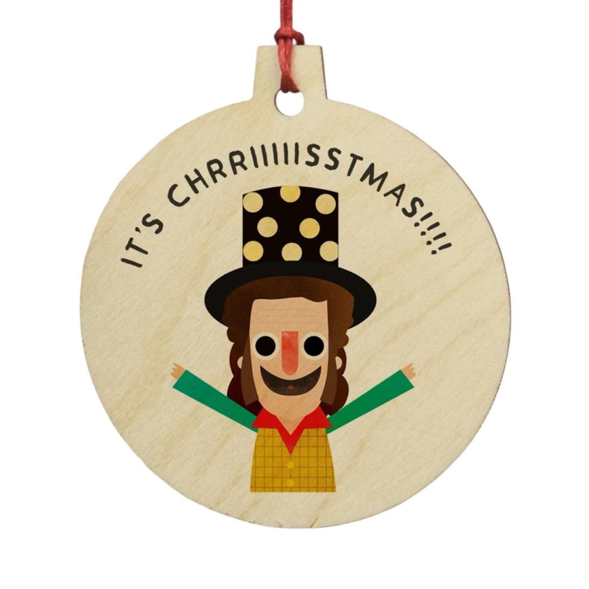 It's Christmas Wooden Decoration