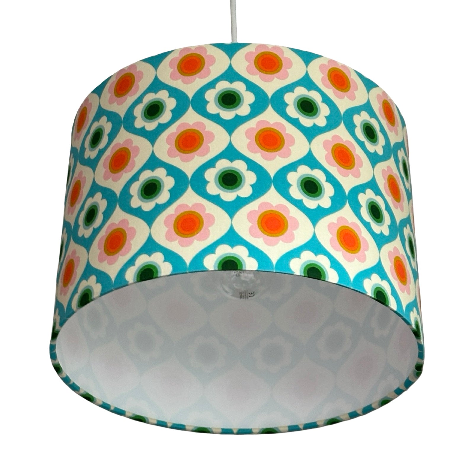Floral Trinkets Drum Lampshade