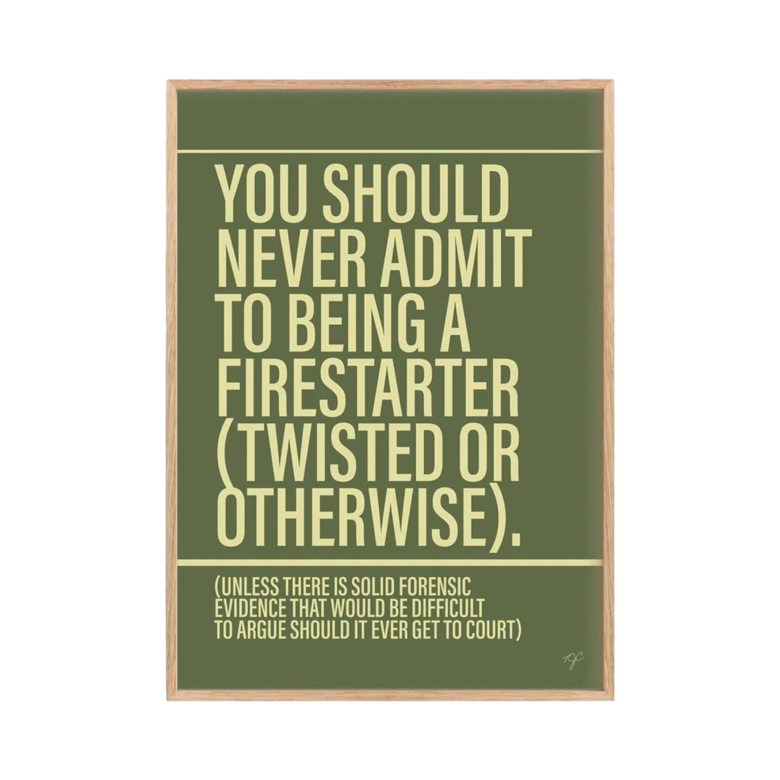 Firestarter Alternative Print
