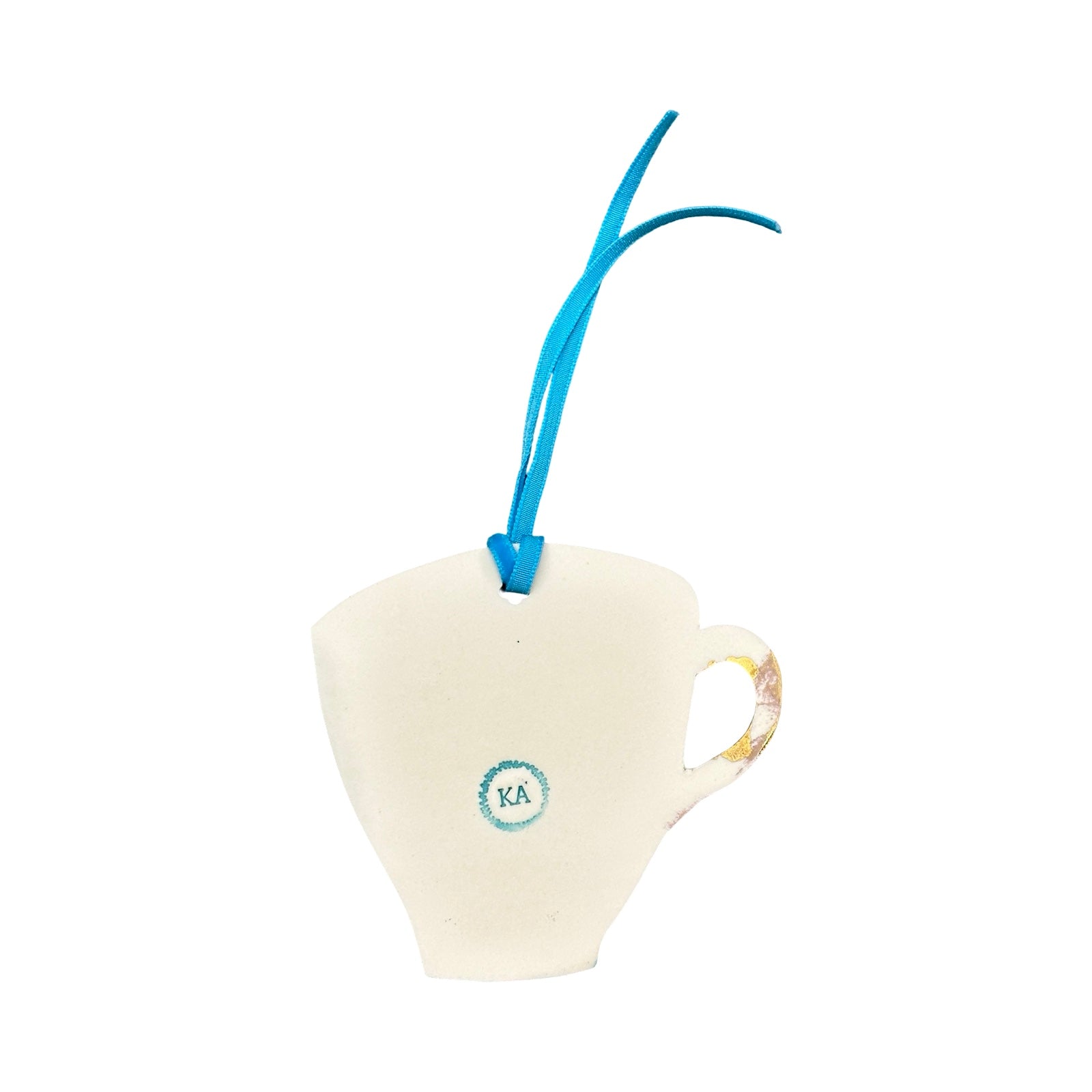 Bird Vine Porcelain Tea Cup Decoration
