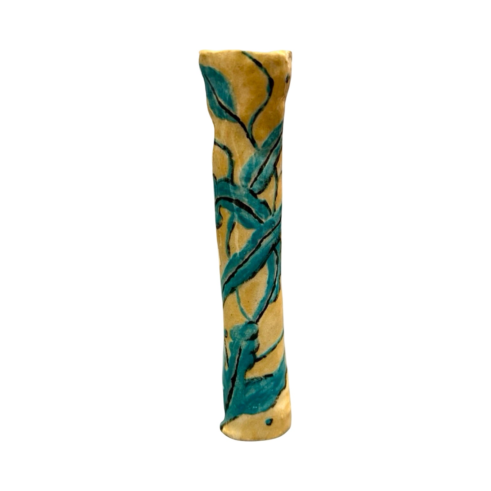 Blue Flower Candlestick