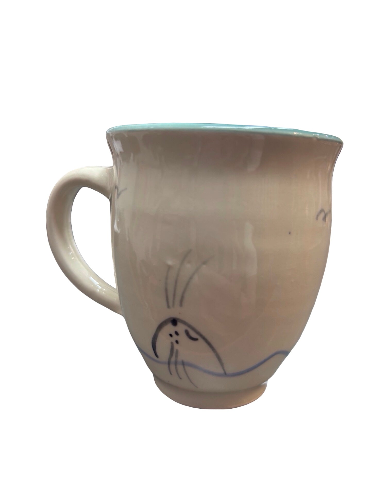 Swimmer Ceramic Espresso Mug Red