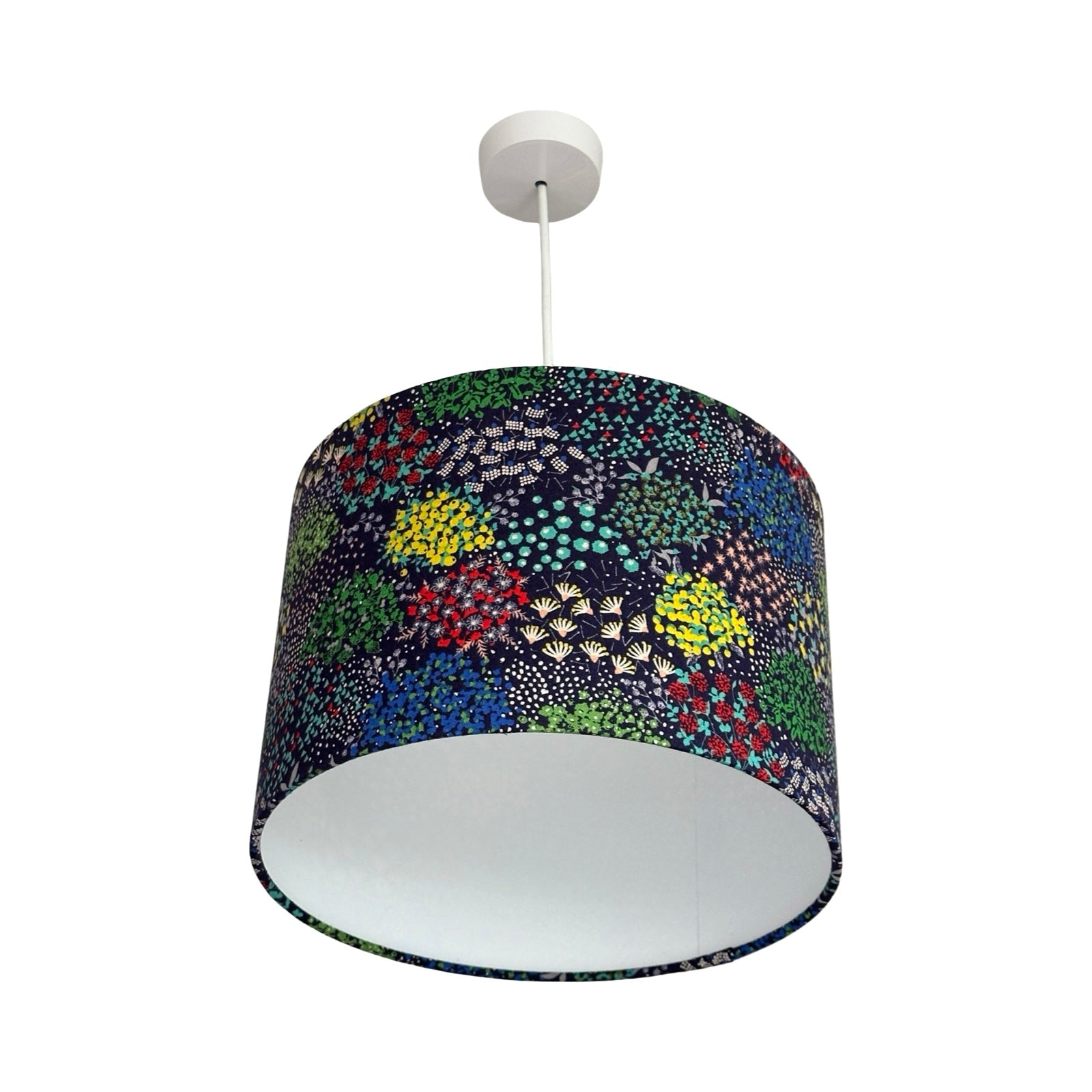 Sketch Navy Drum Lampshade