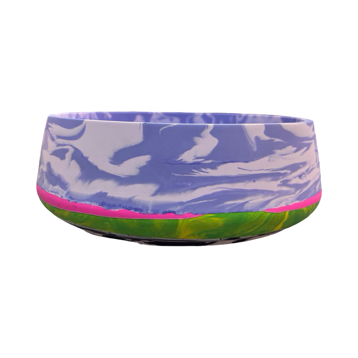 Purple and White Fusion Bowl