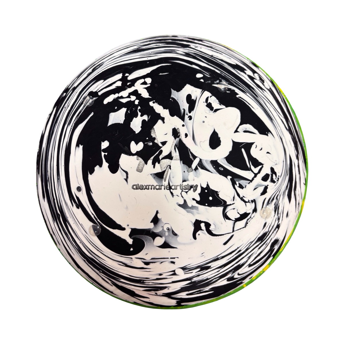Purple and White Fusion Bowl