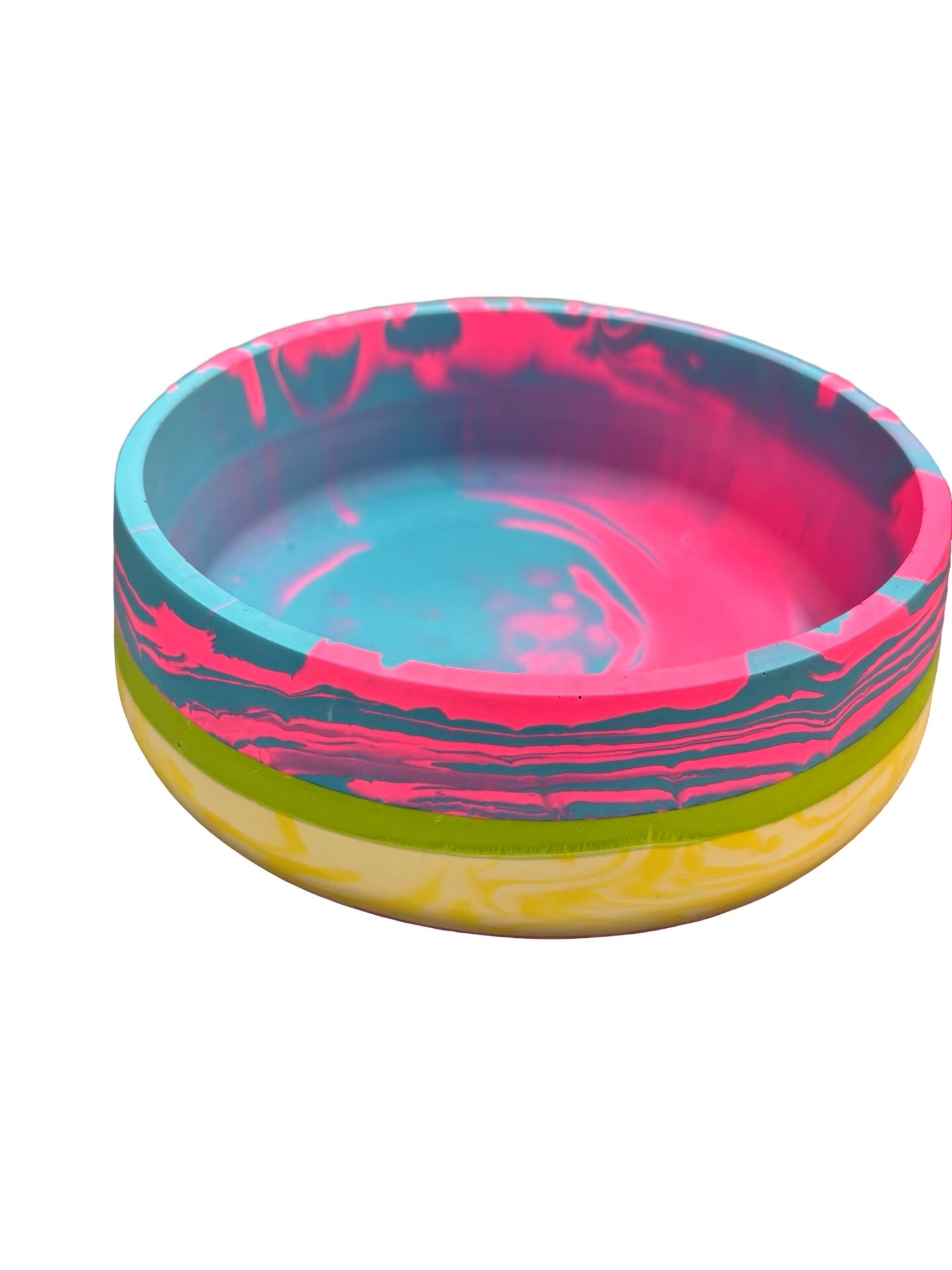 Blue and Pink Fusion Bowl