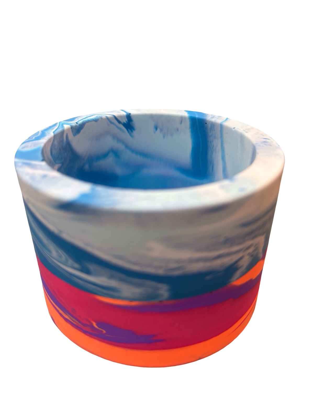 Pink and Blue Fusion Mini Pot