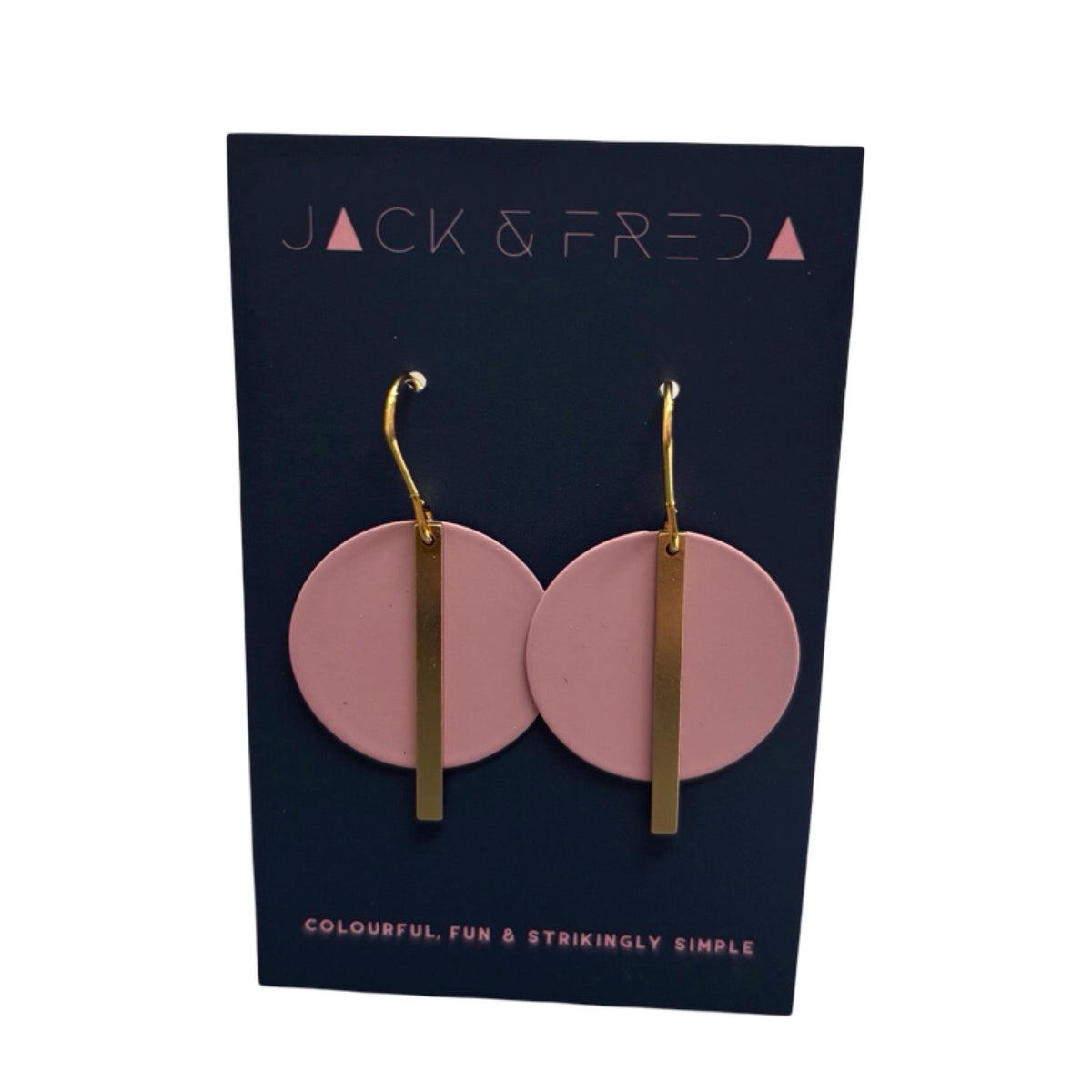 Dusky Pink Solar Earrings