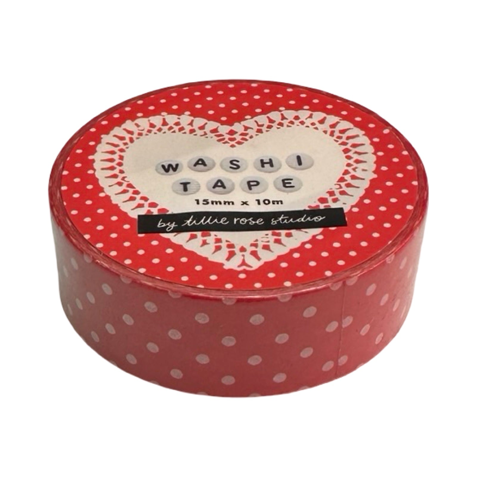 Red and White Polka Dot Washi Tape