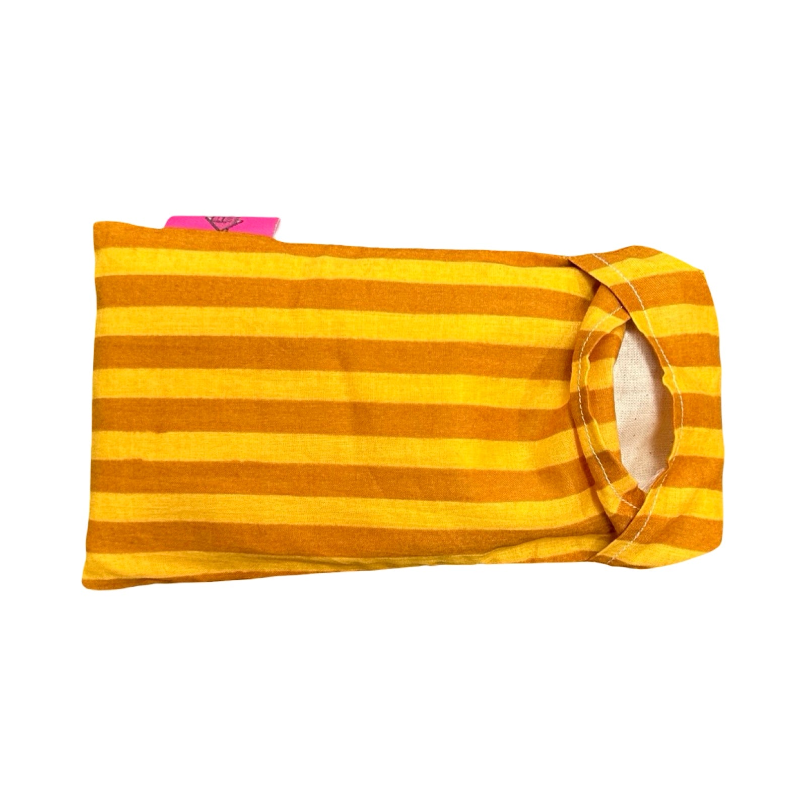 Yellow Stripe Lavender Eye Pillow