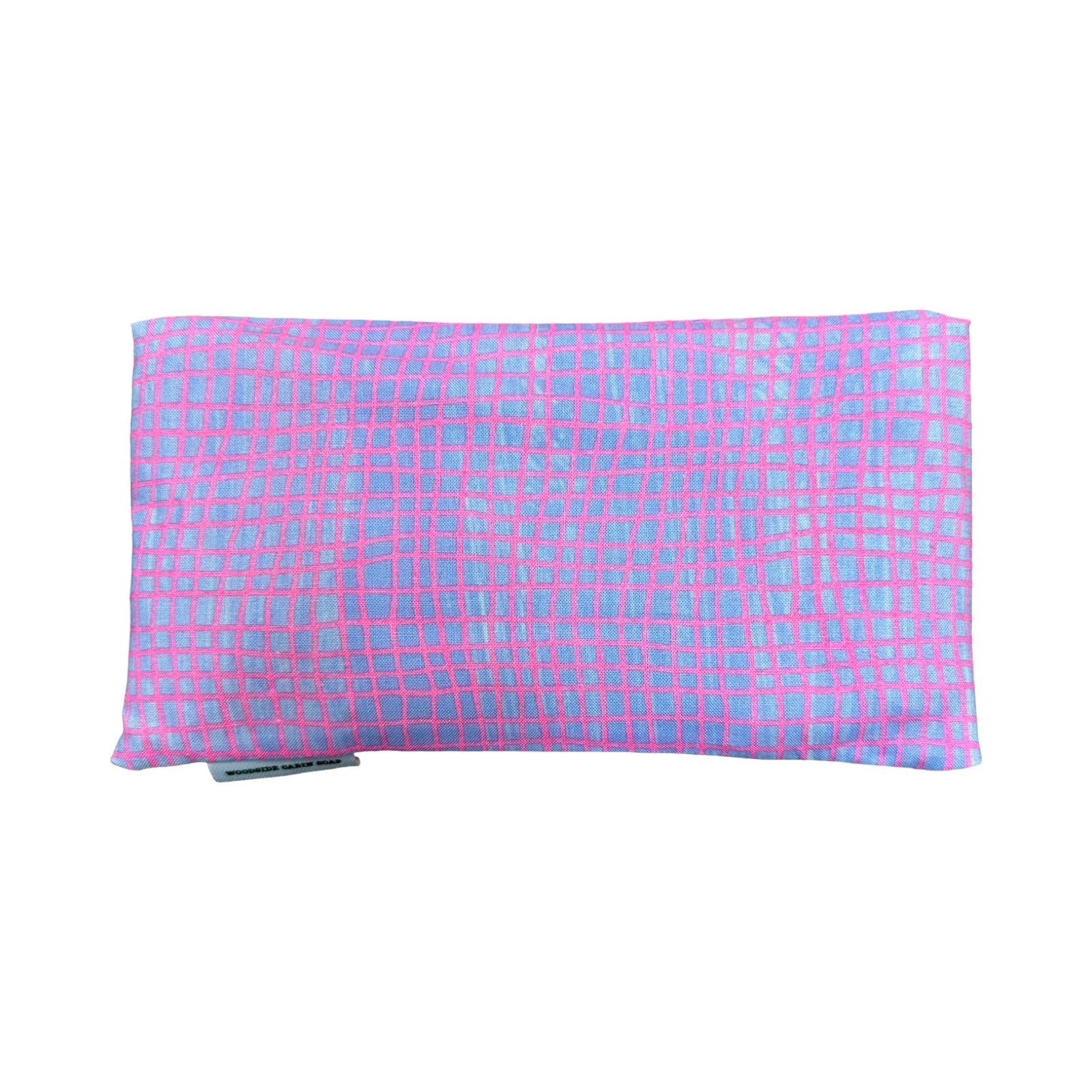 Pink Grid Lavender Eye Pillow