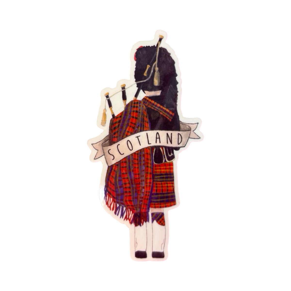 Bagpiper Sticker