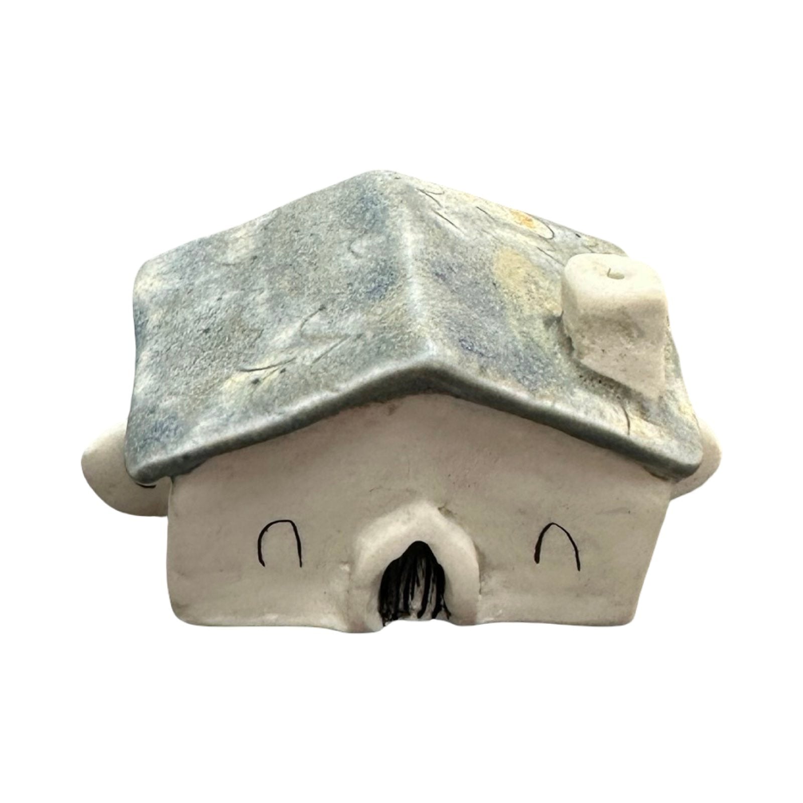 Granite Blue Househead Incense Holder