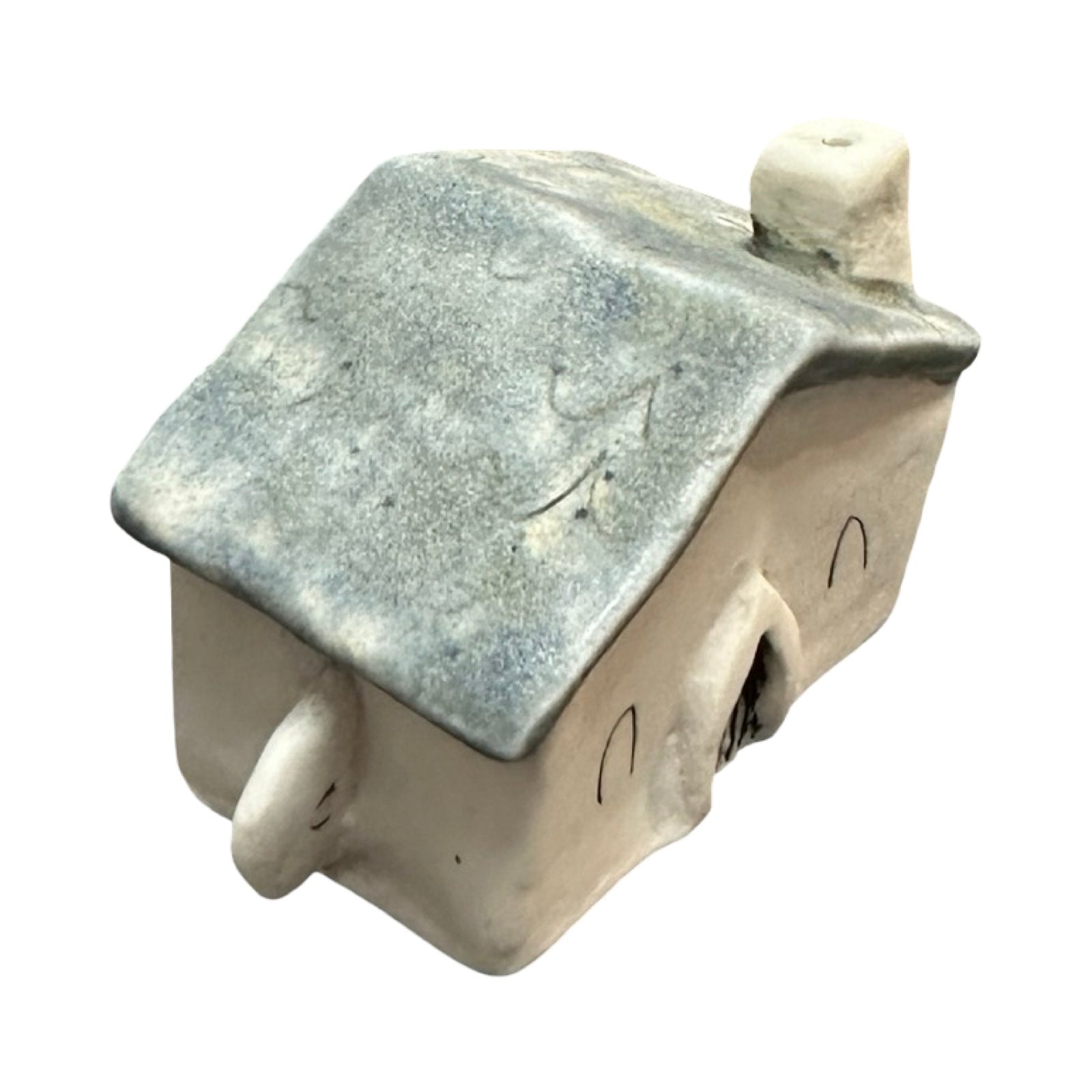 Granite Blue Househead Incense Holder