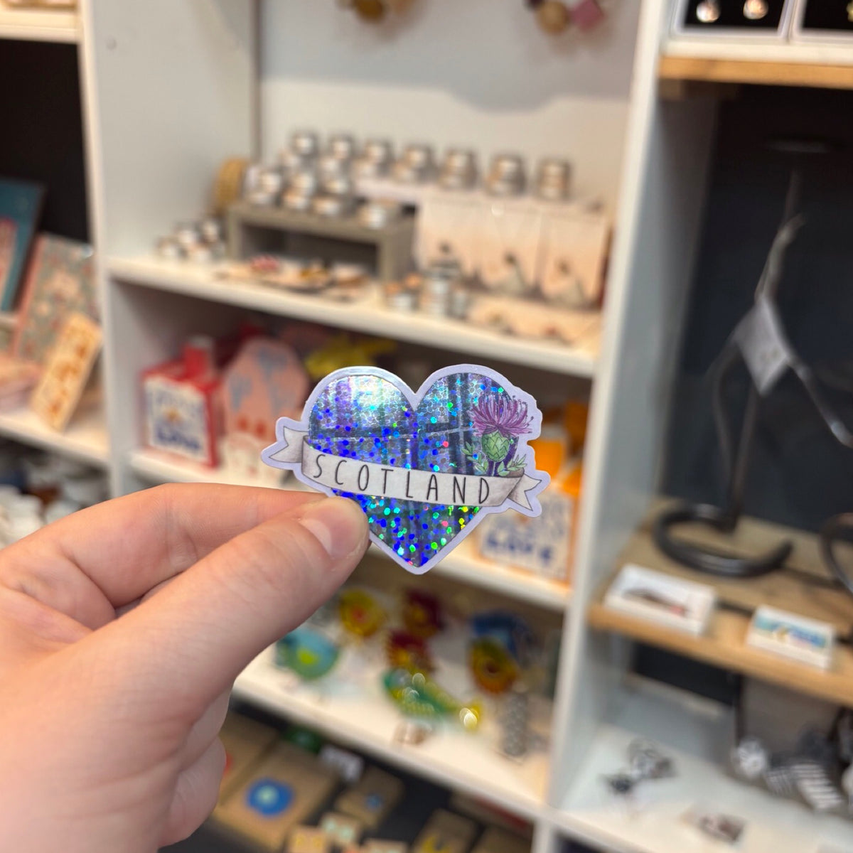 Scotland Heart Sticker