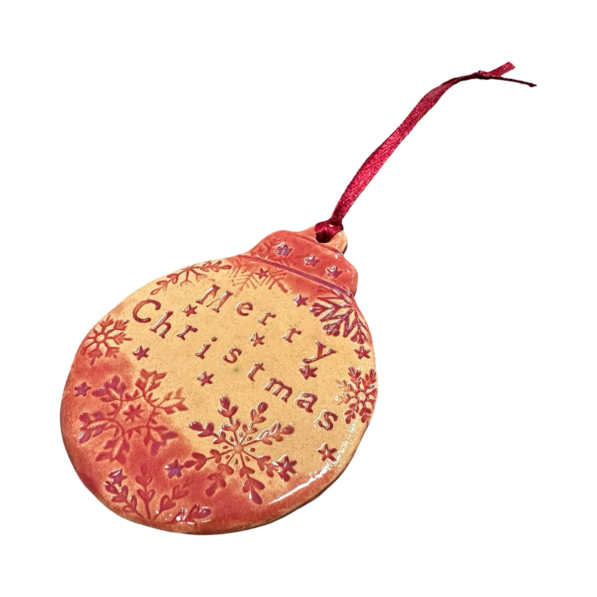 Merry Christmas Bauble Ceramic Decoration