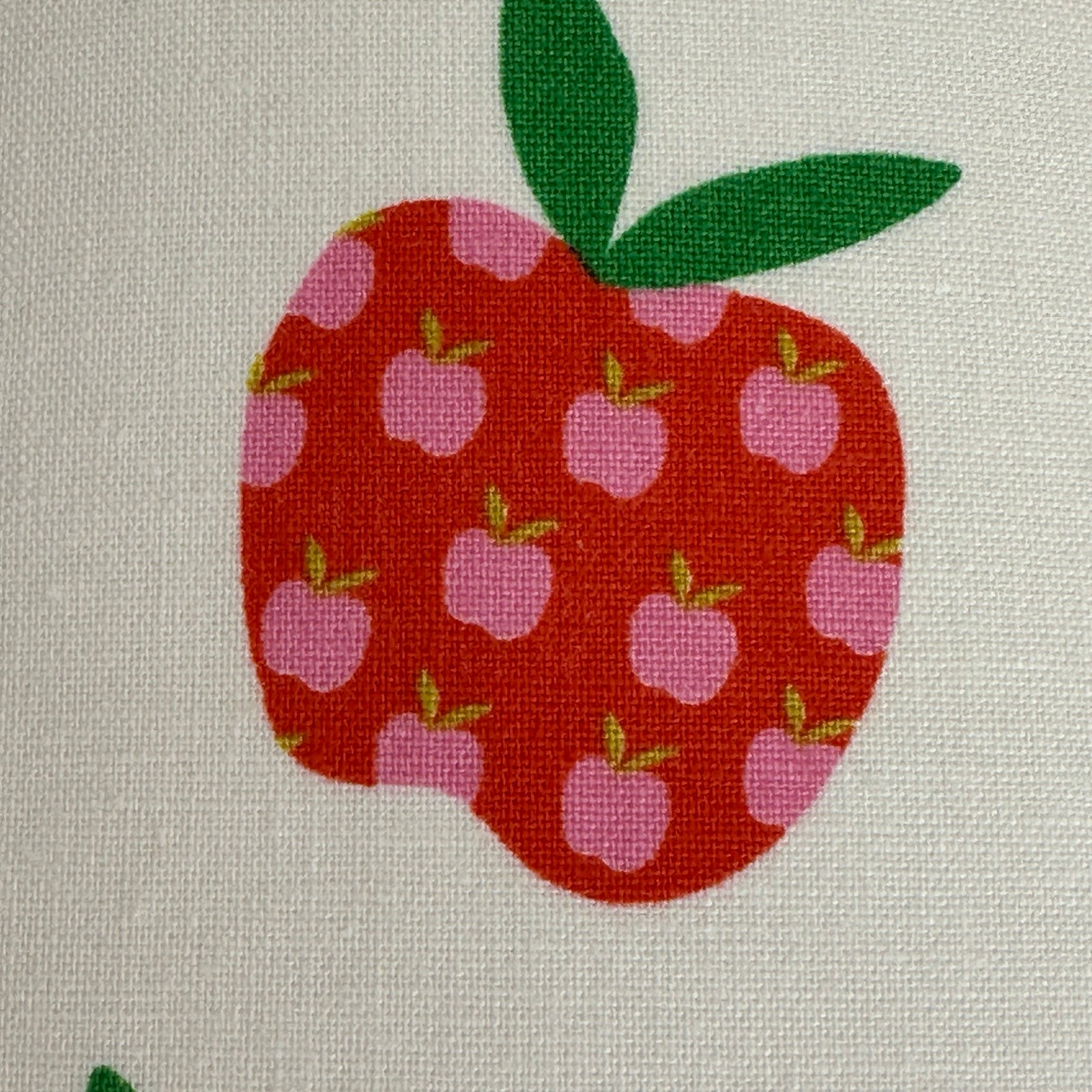 Red Apples Drum Lampshade