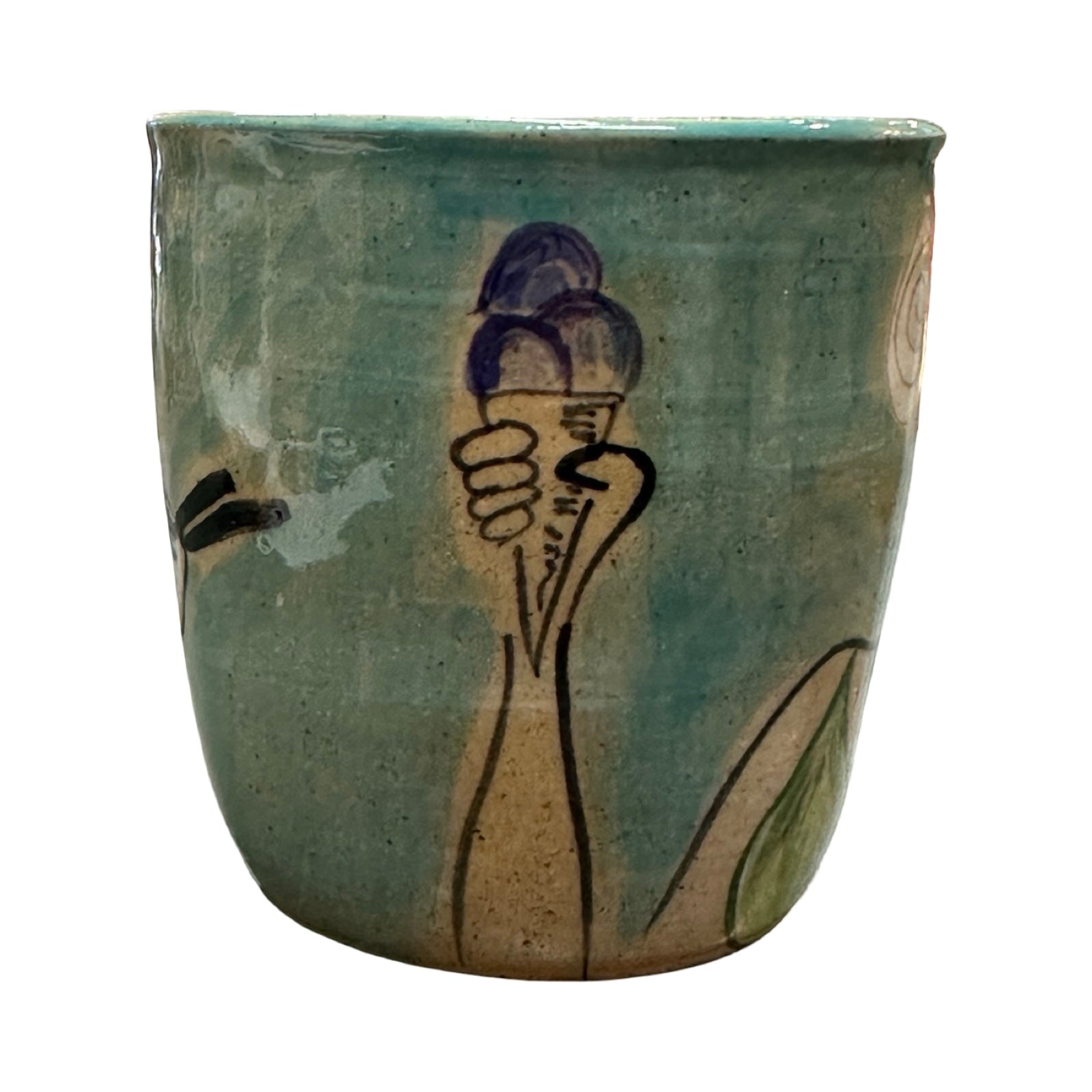 Seaside Ceramic Mug Blue and Green