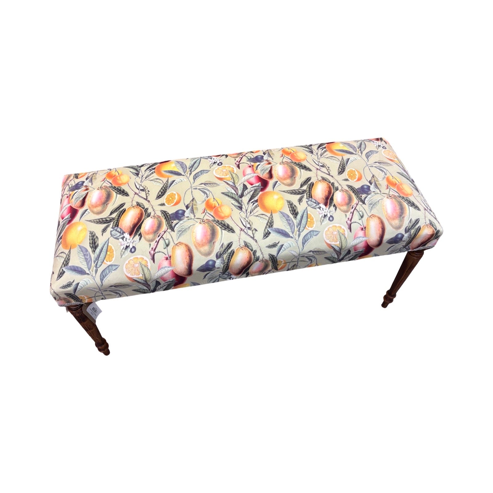Mango Fruit Tree Velvet Bench
