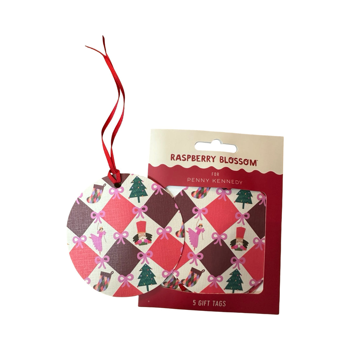Harlequin Christmas Gift Tag Pack