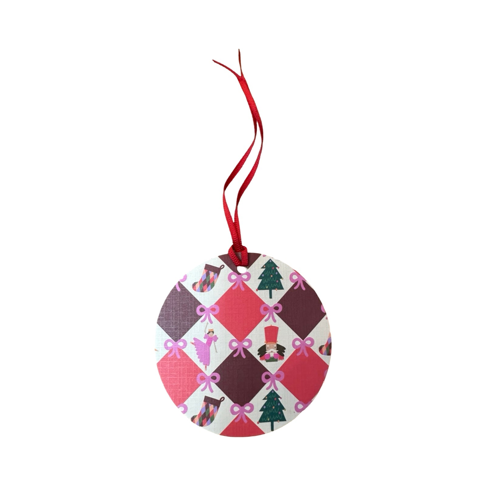 Harlequin Christmas Gift Tag Pack
