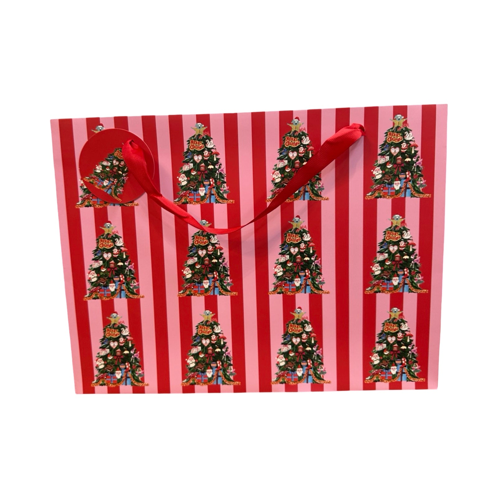 Christmas Tree Candy Gift Bag Shopper