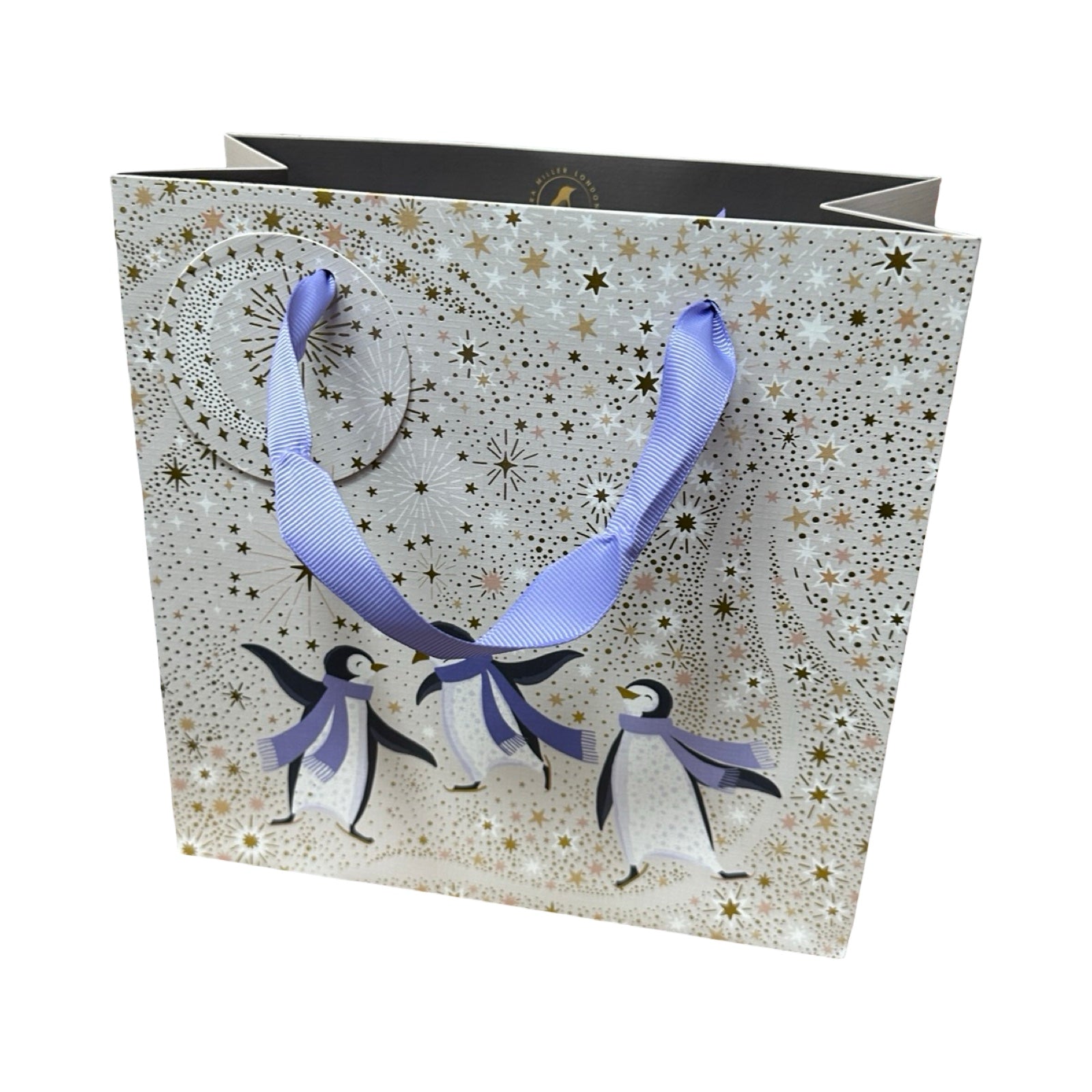 Penguins Christmas Gift Bag Medium