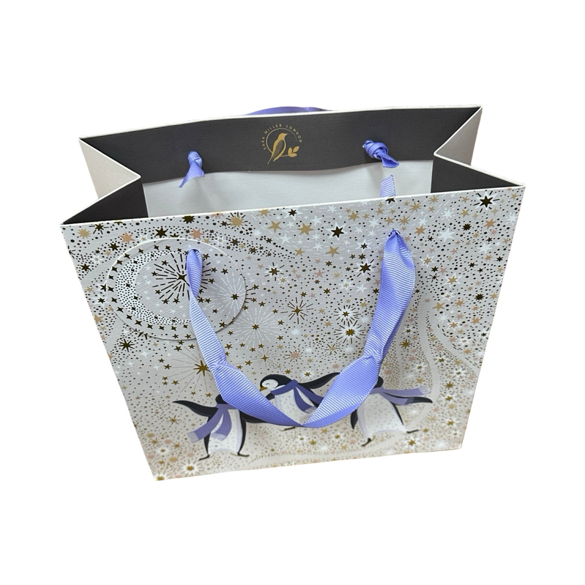 Penguins Christmas Gift Bag Medium